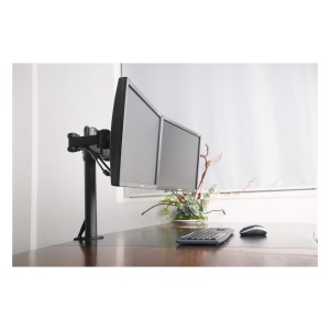 LCD482D Cả Cạnh Tranh Giá Tùy Chỉnh Thiết Kế Monitor Bàn Bảng Núi Tv Đôi Kim Loại Bảng Núi 13 "-27" <span class=keywords><strong>Lcd</strong></span> Bracket - Product Image 6