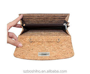 <span class=keywords><strong>Sac</strong></span> en cuir de liège écologique BOSHIHO avec bandoulière, portefeuille pour smartphone en <span class=keywords><strong>bois</strong></span>, sacs à main, pochette pour femmes - Product Image 6