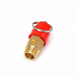 1/4 inç pirinç sarı ve kırmızı şapka emniyet tahliye vanası için hava kompresörü Towerless su besleyici - Product Image 4