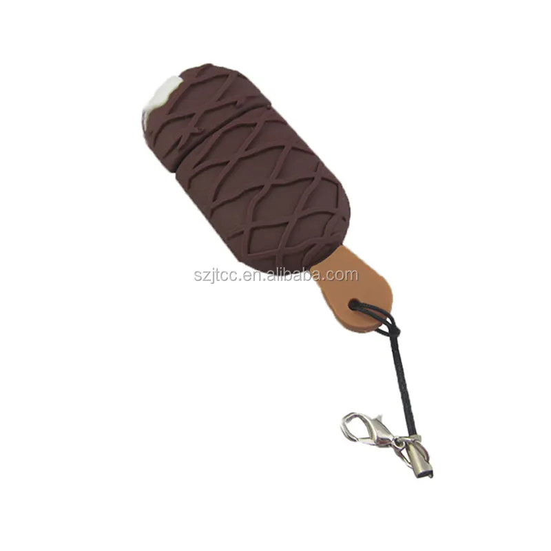 Kdata produk keren Tiongkok, Pendrive silikon, stik memori bentuk es cokelat, USB Flash drive 16GB