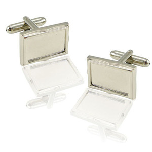 Su misura di Forma Quadrata In Acciaio Inox Gemello Spazi Vuoti, Spazi Vuoti del Commercio All'ingrosso del Metallo Gemelli In Bianco - Product Image 2