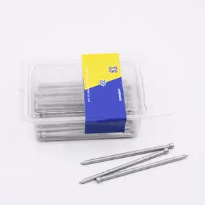 Blister packing headless head smooth shank machine plated steel common nails
