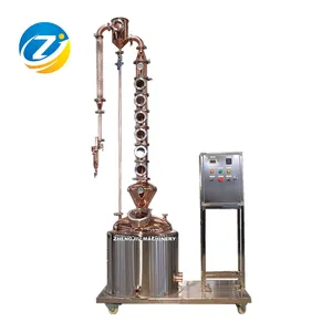 Rame Alambic Whisky Distillatore Alcol Distillazione Macchina Distillery 240V / 220V / 380V di Vino Che Fanno ZJ-100L D4 altri, altri 3PH