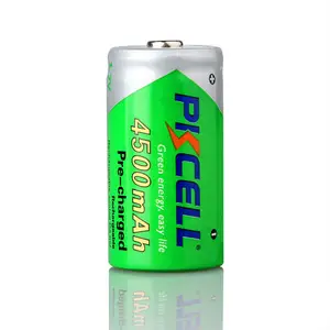 حياة طويلة 1.2v c حجم 4500mah نيمه بطارية قابلة للشحن ل كاميرا رقمية