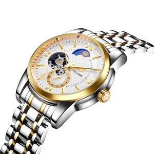 Tevise lujo flying tourbillon hombres reloj Japón movimiento Función de fase lunar ahueca hacia fuera diseño Relojes - Product Image 5