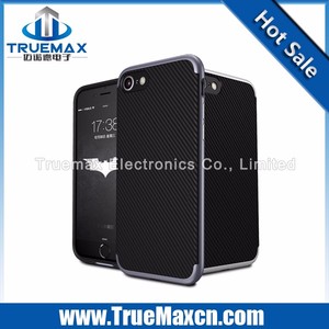 Nuevos Productos para el iphone 7 de <span class=keywords><strong>Fibra</strong></span> de Carbono de TPU Border PC Caso - Product Image 2