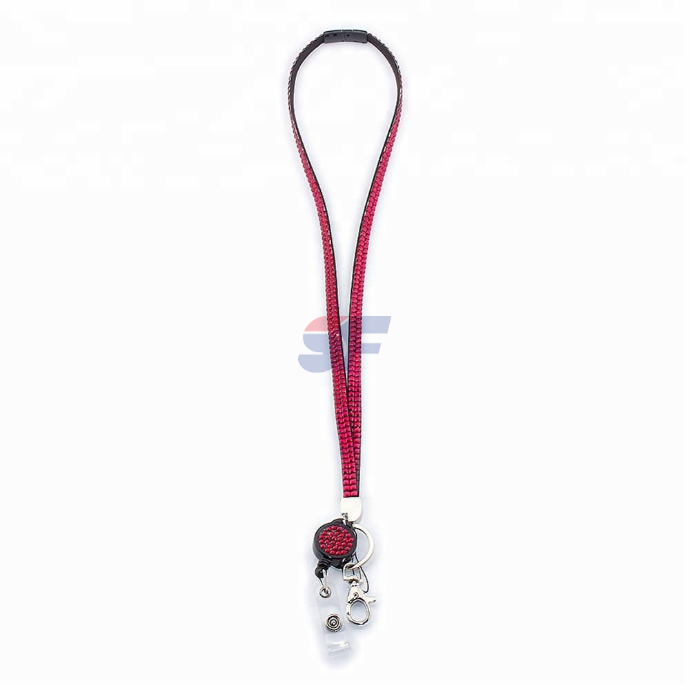 SQEP Custom PVC ID Card Holder with Silicone Strap Lanyard Wholesale Silicon Cellphone Strap Lanyard Image 3