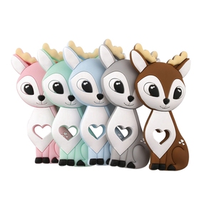 PGJ0108 juguetes <span class=keywords><strong>de</strong></span> dentición <span class=keywords><strong>de</strong></span> bebé <span class=keywords><strong>de</strong></span> silicona suave <span class=keywords><strong>de</strong></span> grado alimenticio libre <span class=keywords><strong>de</strong></span> BPA patrón Animal bebé masticar mordedor <span class=keywords><strong>de</strong></span> silicona - Product Image 6