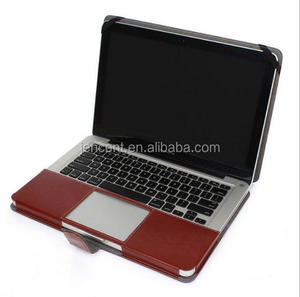 Hot bán PU Leather trường hợp bì<span class=keywords><strong>a</strong></span> cho Apple Macbook Mac cuốn sách Pro/không khí/võng mạc 11.6 12 13.3 13.6 15.4 PU Leather trường hợp - Product Image 3
