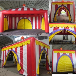 Barraca inflável para carnaval com 4 lados de abertura, novidade para venda