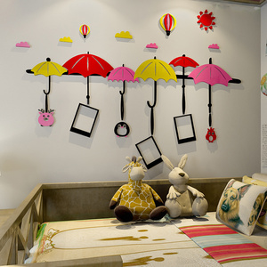 Pegatina de Pared 3D de Acrílico con Diseño de Niña de Dibujos Animados, Diseño Moderno para el Hogar, Impermeable, Ecológica, Decoración para Habitaciones <span class=keywords><strong>Infantiles</strong></span> y Jardines de Infancia - Product Image 1