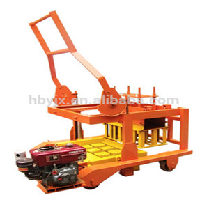소형 Qcm4-30 이동식 콘크리트 블록 기계, 석탄재 브릭 제조 기계 디젤 엔진 - Product Image 4