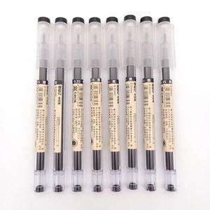 0.35mm o 0.5mm di scrittura liscia punta sottile inchiostro nero penna Gel per l'ufficio e gli studenti della scuola - Product Image 1