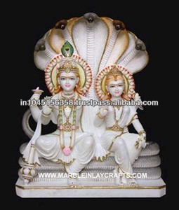 Carved Vishnu Laxmi Statue - Product Image 1