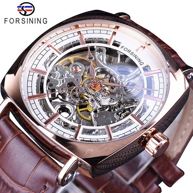 FORSINING Orologio meccanico da uomo, alla moda