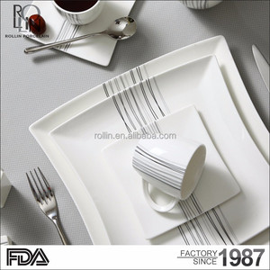 Achats en ligne de haute qualité hôtel/<span class=keywords><strong>restaurant</strong></span> vaisselle chine fruits plaque blanc porcelaine plaque - Product Image 4