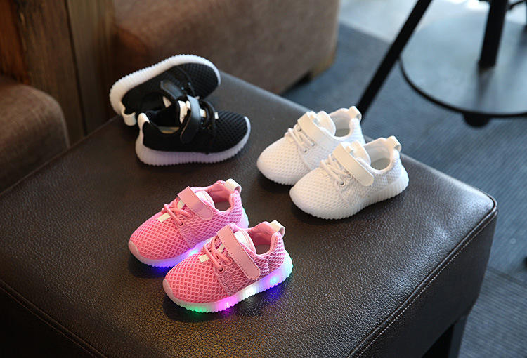 Scarpe Da Ginnastica LED Per Gancio & Loop Luce Up Scarpe - Foto 14