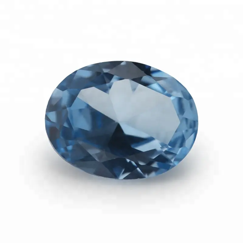 Offre Spéciale dans le monde fabrication de bijoux pierre gemme ovale 10x12mm 108 bleu spinelle pierre prix