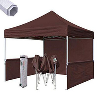 Tente de réception pliable solide de 3x3 m avec logo personnalisé, auvent instantané pour salon professionnel