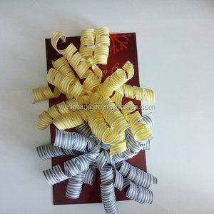 Paquete <span class=keywords><strong>de</strong></span> regalo <span class=keywords><strong>de</strong></span> boda, decoraciones, <span class=keywords><strong>cinta</strong></span> autoadhesiva, <span class=keywords><strong>tela</strong></span> a rayas, Lazo <span class=keywords><strong>de</strong></span> <span class=keywords><strong>cinta</strong></span> rizada tejida - Product Image 4