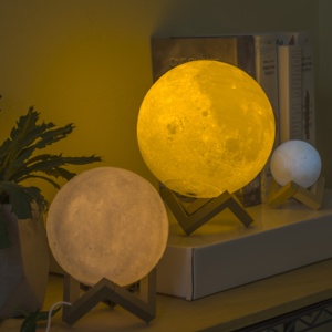 Vacaciones 3D casa decoración <span class=keywords><strong>Luna</strong></span> lámpara <span class=keywords><strong>de</strong></span> mesa <span class=keywords><strong>de</strong></span> luz <span class=keywords><strong>de</strong></span> la <span class=keywords><strong>noche</strong></span> - Product Image 4