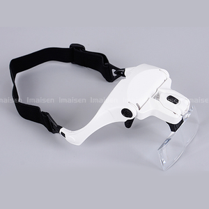 LED Casco Lente <span class=keywords><strong>di</strong></span> <span class=keywords><strong>Ingrandimento</strong></span> <span class=keywords><strong>con</strong></span> Staffa <span class=keywords><strong>Occhiali</strong></span> Più lente <span class=keywords><strong>di</strong></span> <span class=keywords><strong>Ingrandimento</strong></span> <span class=keywords><strong>Occhiali</strong></span> Intercambiabili 5 pz <span class=keywords><strong>Lenti</strong></span> Fascia 2LED Testa L - Product Image 3