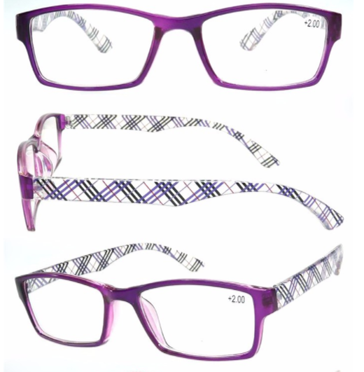 Chinois style PC cadre anti blue ray classique indestructible lunettes de lecture