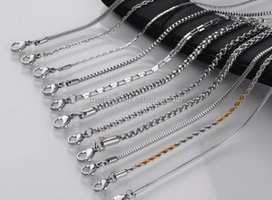 Personalizzato 304 316 1-10MM uomo donna collana Twist Rope Figaro Ball Snake Cable Box <span class=keywords><strong>catena</strong></span> a maglia <span class=keywords><strong>cubana</strong></span> gioielli <span class=keywords><strong>catena</strong></span> in <span class=keywords><strong>acciaio</strong></span> inossidabile - Product Image 4