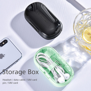 OATSBASF caja de almacenamiento Micro USB 3 <span class=keywords><strong>en</strong></span> 1 línea de datos Cable de carga para iPhone y Android de tipo c - Product Image 4