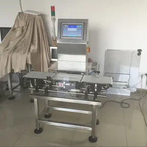 Conveyor belt high speed weight check auto grading sorting machine food package product