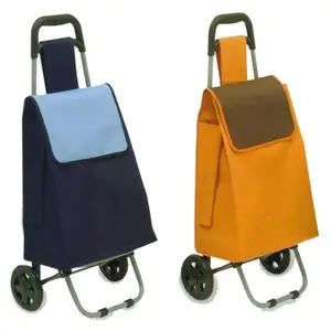 NEW Foldable grocery shopping bag with wheels cart trolley