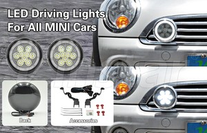 Del mercado de accesorios piezas mini plug and <span class=keywords><strong>play</strong></span> super brillante LED luz Rally Mini cooper llevó Las Luces de Conducción - Product Image 1