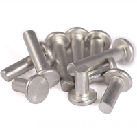 Rivets de bateau en aluminium solide, à tête ronde, fabriqué à la main en usine,