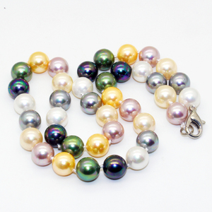 Gioielli di moda glamour 10-15mm grande collana di perline di perle di conchiglia di ostriche dona un <span class=keywords><strong>regalo</strong></span> a sorpresa <span class=keywords><strong>alla</strong></span> <span class=keywords><strong>moglie</strong></span> - Product Image 5