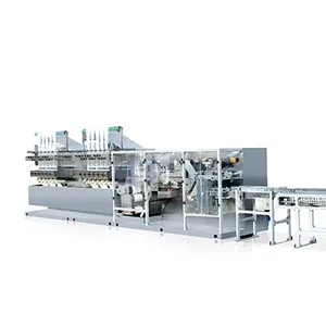 Linha de produção de limpeza automática completa fabricação de tecidos molhados