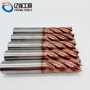 1/2 pollici carburo di 6 flute <span class=keywords><strong>end</strong></span> mill per HRC55 acciaio inox - Product Image 1