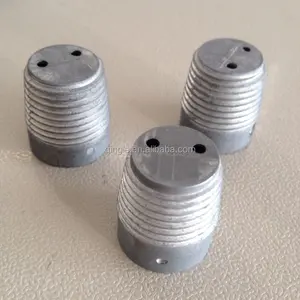 German type zinc alloy screw thread for wood mop pole tip,mop pole metal screw