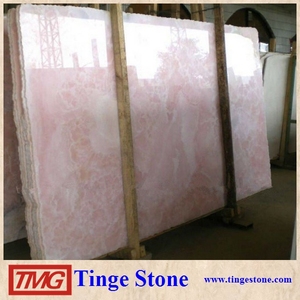 Rosa <span class=keywords><strong>onyx</strong></span> lastre di pietra per pavimento, parete clading, controsoffitto