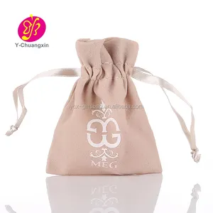 2019 Hot Sell China Supplier Velvet Jewelry Drawstring Bag With Logo Custom