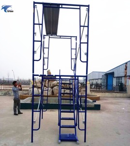 Q345 thép canada hot mạ kẽm nhúng vòm giàn giáo khung với c khóa pin - Product Image 3