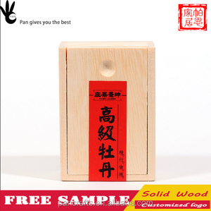Personalizado bolsa de té caja de té de madera de almacenamiento caja de regalo barato con Control Deslizante - Product Image 4