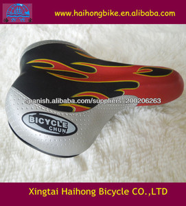 de cuero cómodos <span class=keywords><strong>MTB</strong></span> y carretera y de montaña bicicleta asiento de bicicleta silla de montar con el certificado ISO9001 - Product Image 1