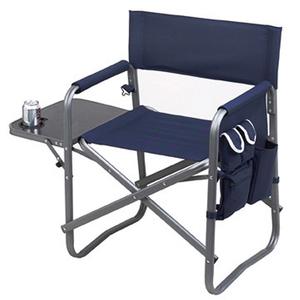 Sedia <span class=keywords><strong>da</strong></span> Campeggio Pieghevole con Tavolino, Portabicchieri e Portariviste, Sedia Portatile per Esterni - Product Image 1