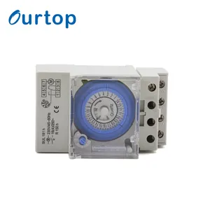 OURTOP AC 220V 16A Programa Diário Mecânico Interruptor Temporizador de Contagem Regressiva de Tempo Digital Switches