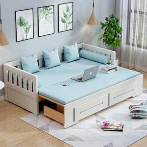 <strong>Folding</strong> <strong>Sofa</strong> <strong>Bed</strong> Push-Pull Small Family Multifunctional 1.5M Modern <strong>Sofa</strong> <strong>Bed</strong> - Product Image 3