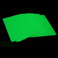 Luminous sheet glow in the dark sheet glow in the dark crystal powder