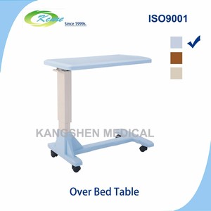 Foshan precio barato ABS hospital sobre la <span class=keywords><strong>mesa</strong></span> <span class=keywords><strong>de</strong></span> la <span class=keywords><strong>cama</strong></span> <span class=keywords><strong>con</strong></span> <span class=keywords><strong>ruedas</strong></span> - Product Image 4