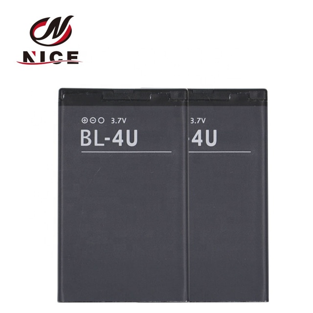 3.7V 1000mAh BL-4U Mobile Phone Battery for Nokia E66 C5 5530 E75 5250 5730 3120C Battery