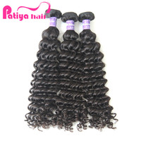 Extensiones de cabello malasio de onda profunda virgen de grado 12A Paquete de trama doble Pedido en línea Cabello malasio tejido natural humano