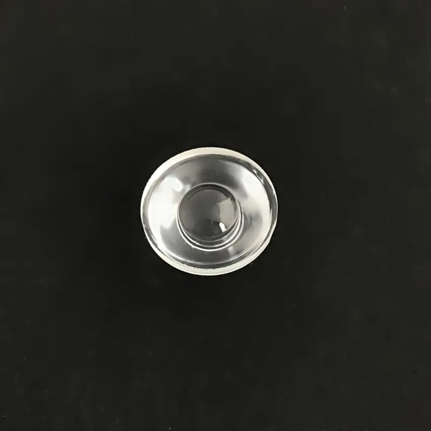 35mm led flashlight glass reflector narrow angle 10 degree led lens